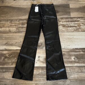 Good American Black Flare Pants